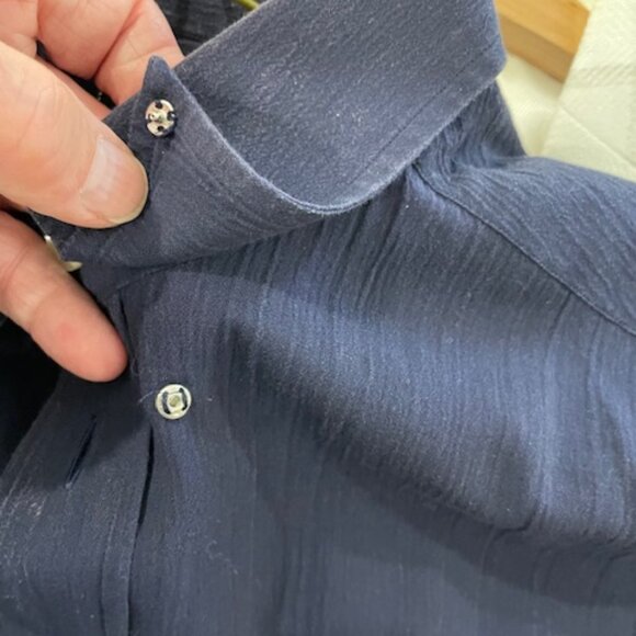 armani deep b;lue shirt - Picture 5 of 5